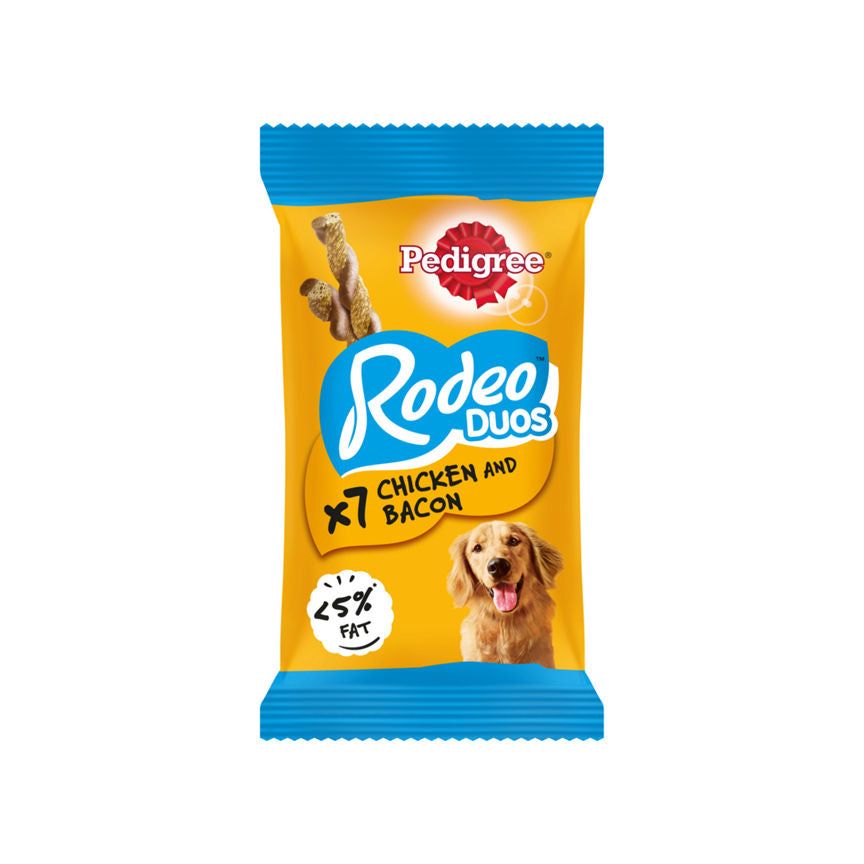 Pedigree Rodeo Duos Adult Dog Treats Chicken & Bacon Dog Food & Accessories ASDA   