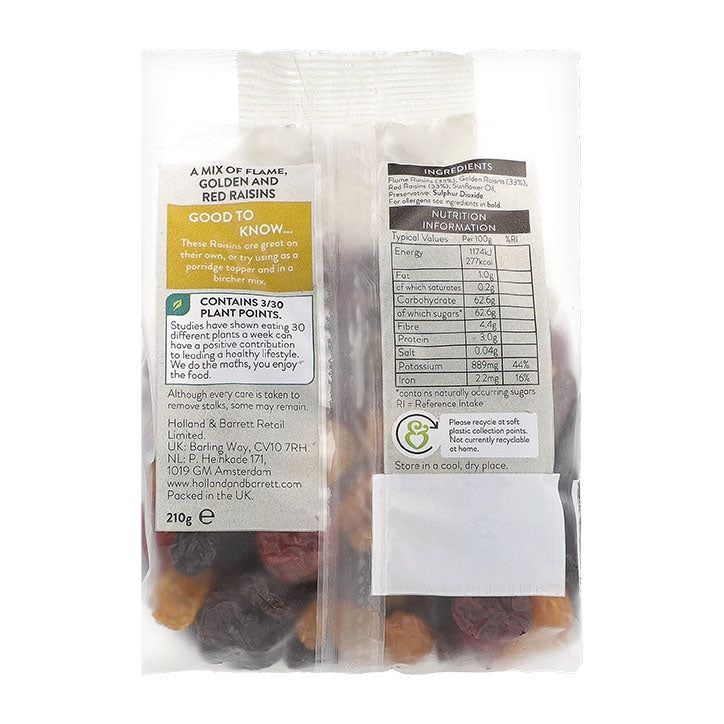 Holland & Barrett Jewelled Raisin Mix 210g