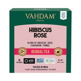 Vahdam Teas Hibiscus Rose Herbal Tea (15 Tea Bags) GOODS Holland&Barrett