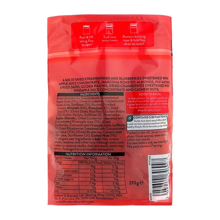 Holland & Barrett Treasure Trail Mix 210g