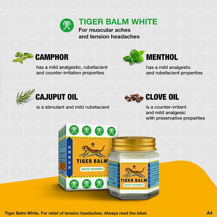 Tiger Balm White Ointment 30g GOODS Holland&Barrett