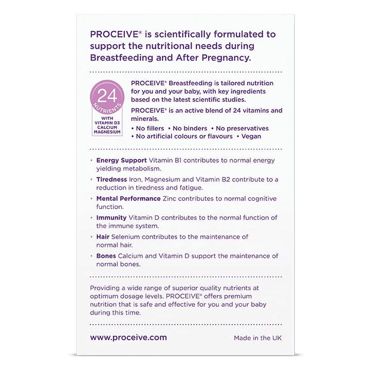 PROCEIVE® After Pregnancy Breastfeeding 60 Capsules GOODS Holland&Barrett   