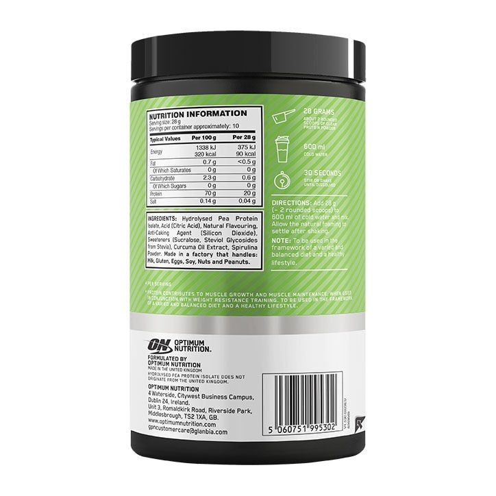 Optimum Nutrition Clear Plant Protein Isolate Peach 280g