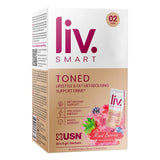 USN Liv.Smart Toned Lifestyle & Fat Metabolising Support Mixed Berries Sachets 20 x 5g GOODS Holland&Barrett