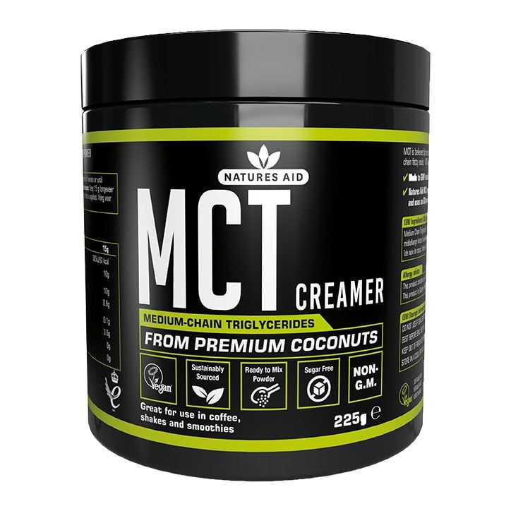 Natures Aid MCT Creamer Medium Chain Triglycerides (MCT) Powder 225g