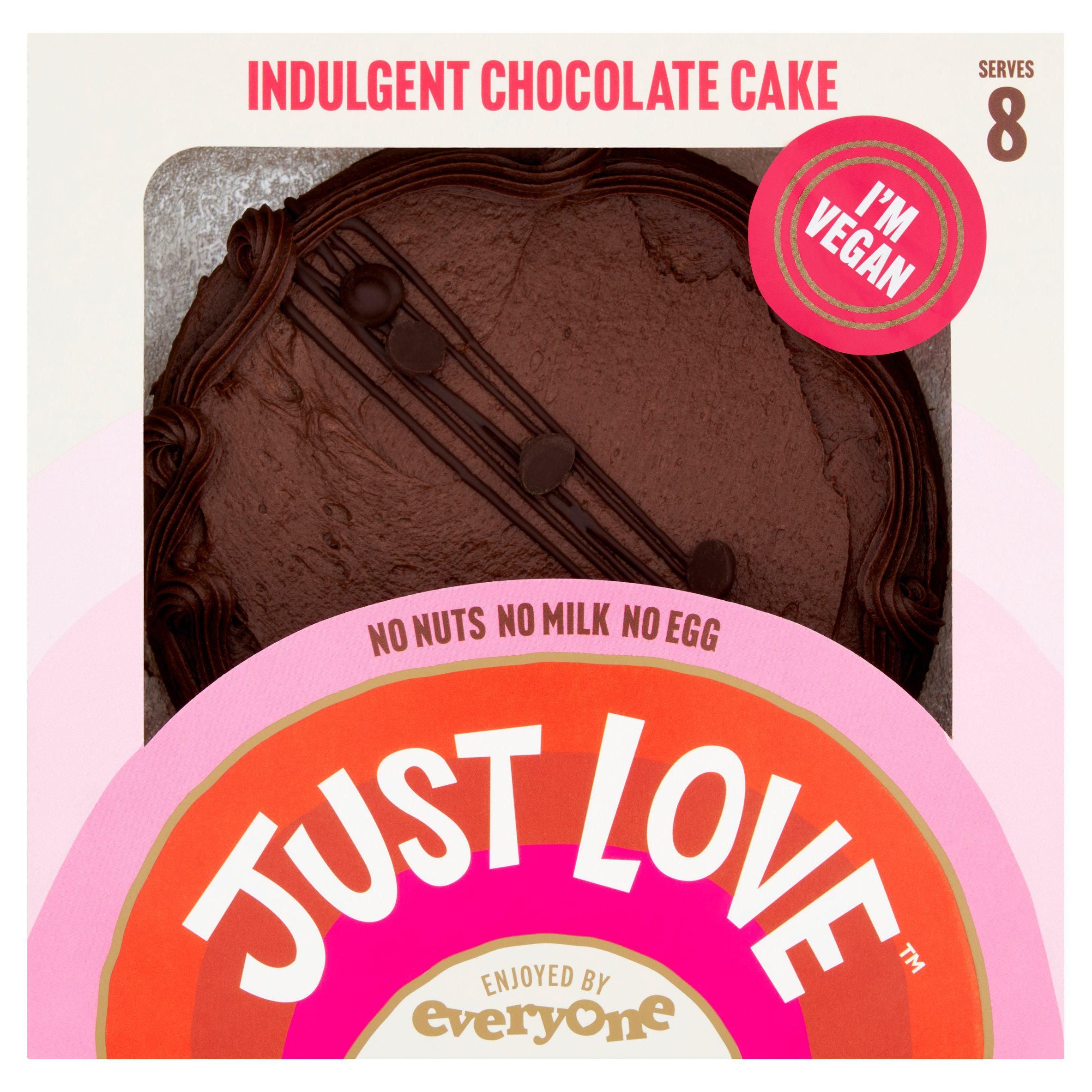 Just Love Food Company Vegan Birthday Celebration Chocolate Cake 458g (Serves 8)