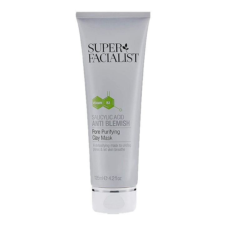 Super Facialist Salicylic Acid Anti-Blemish Pore Purifying Clay Mask 125ml