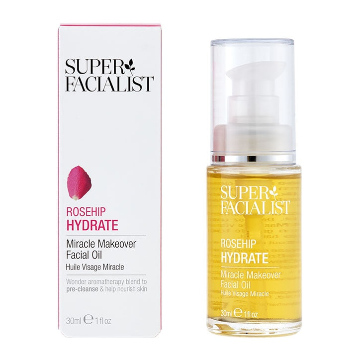 Super Facialist Rosehip Hydrate Miracle Makeover Facial Oil 30ml