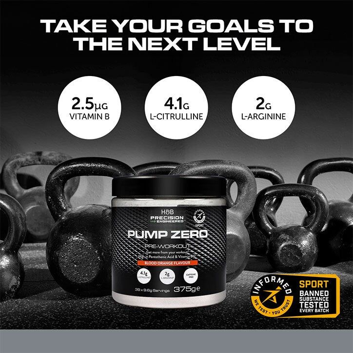 Pump Zero Pre Workout Blood Orange 375g