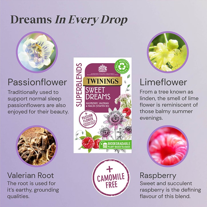 Twinings Superblends Sweet Dreams Tea 20 Tea Bags