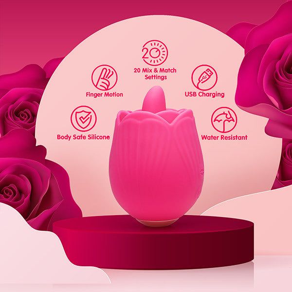 Skins Rose Buddies - The Rose Flix Vibrator Sex Toy