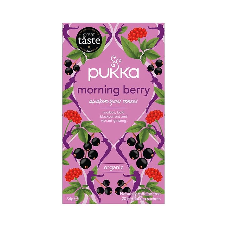 Pukka Organic Morning Berry Tea 20 Teabags