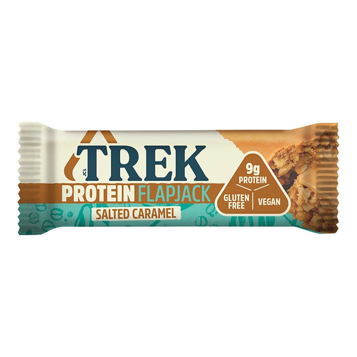 TREK Protein Flapjacks Salted Caramel 3 x 50g GOODS Holland&Barrett