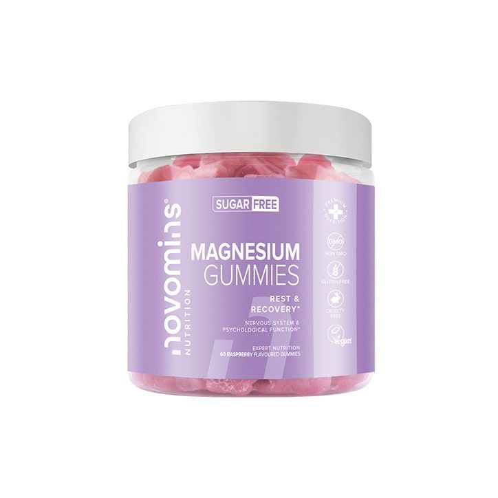 Novomins Magnesium SF Raspberry Flavoured 60 Gummies