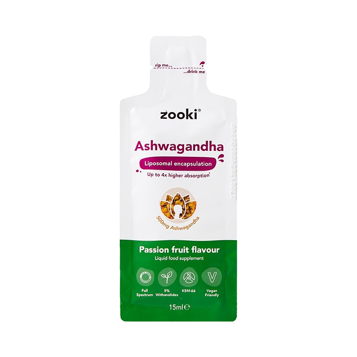 Zooki Liposomal Ashwagandha 15ml Sachet