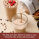 Naturya Balanced Protein Superfood Shake Chocolate & Raspberry 550g GOODS Holland&Barrett