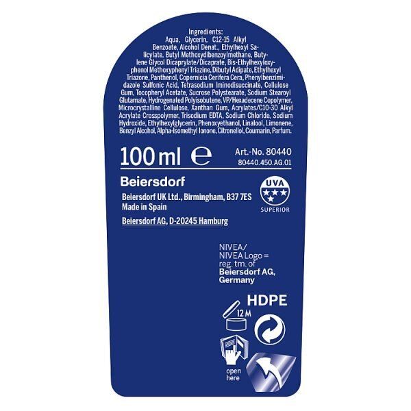 NIVEA SUN Suncream Lotion SPF 30 Protect & Moisture 100ml GOODS Superdrug   