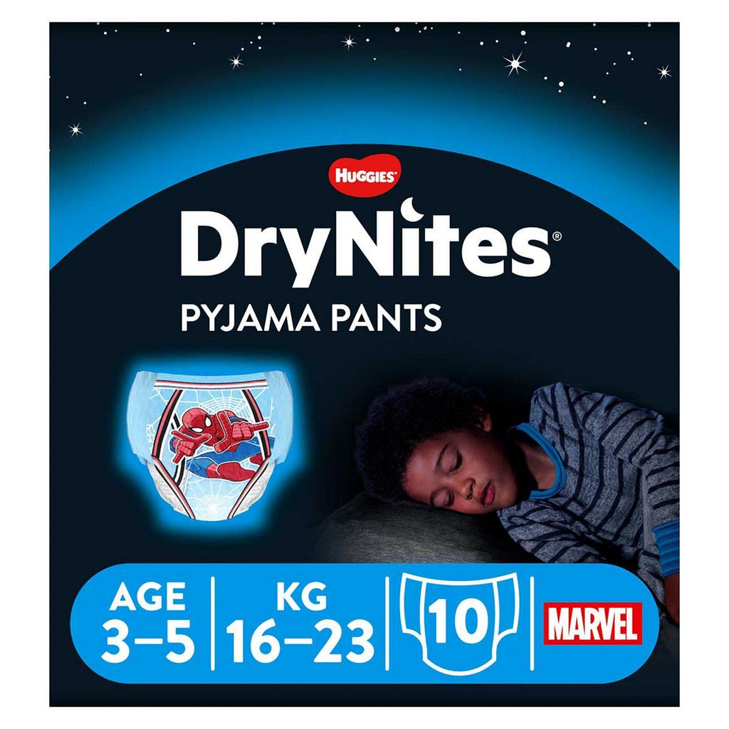 Huggies DryNites Pyjama Bed Wetting Pants Boys, 10 Pants, 3-5 Years