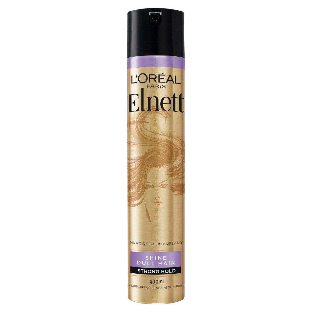 L'Oreal Elnett Infinite Shine Hairspray 400ml Paris Collection