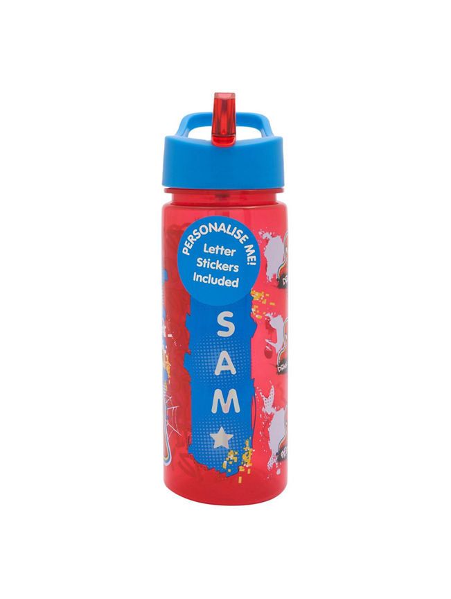 Spiderman Personalised Sticker Bottle