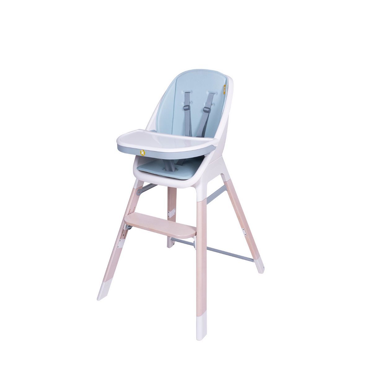 Koo-di Tiny Taster 3 in 1 Wooden Highchair Spring Water GOODS Boots   