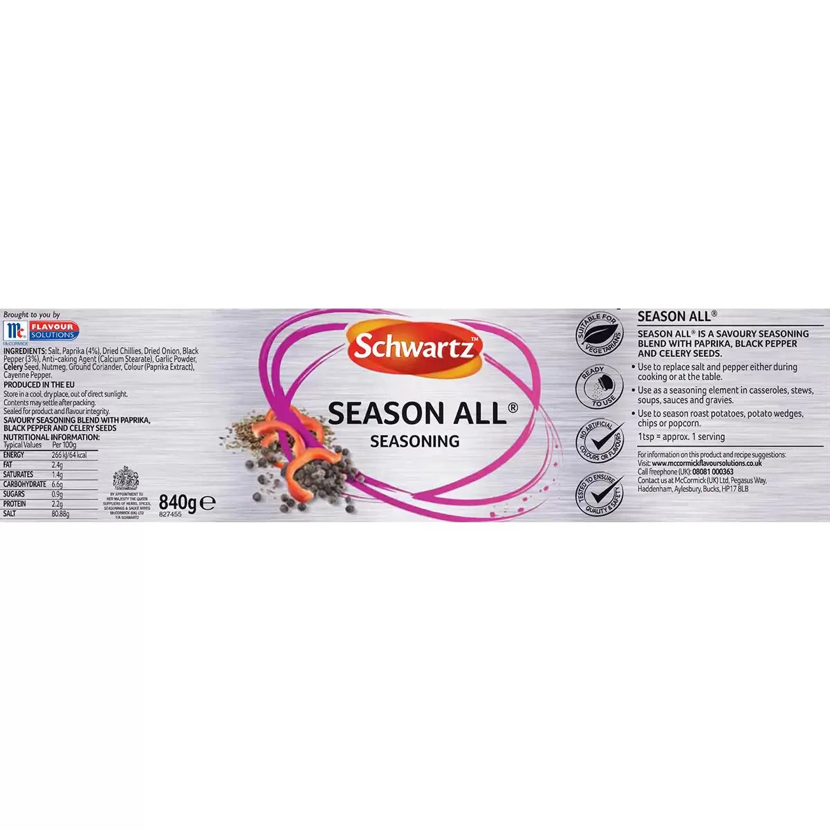 Schwartz Season All Seasoning, 840g GOODS Costco UK