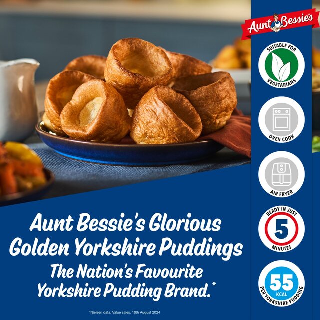 Aunt Bessie's 18 Glorious Golden Yorkshire Puddings    342g