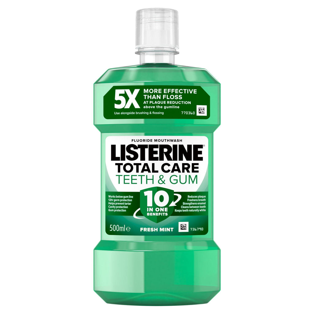 Listerine Teeth & Gum Defence Mouthwash Fresh Mint 500ml