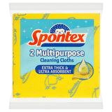 Spontex 2 Multipurpose Cloths GOODS ASDA   