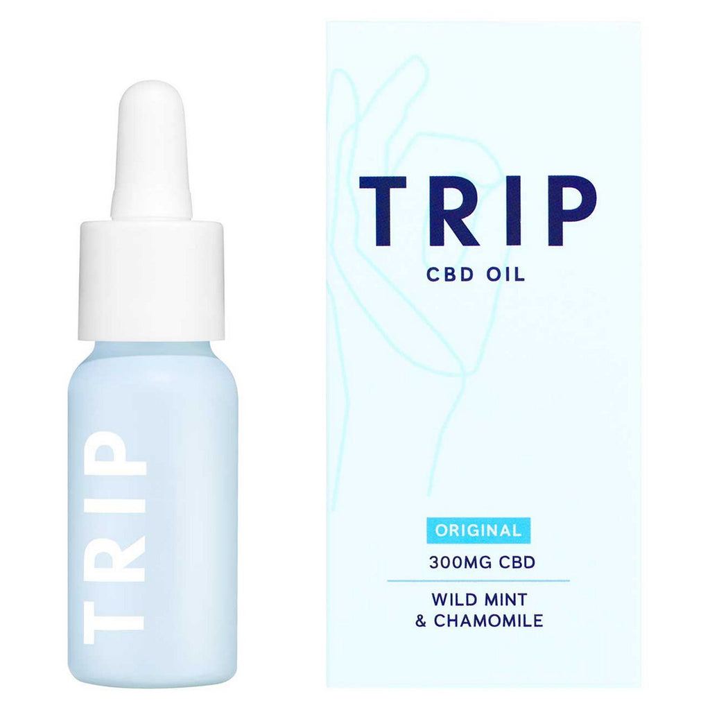 TRIP CBD Oil 300mg Wild Mint & Chamomile 15ml