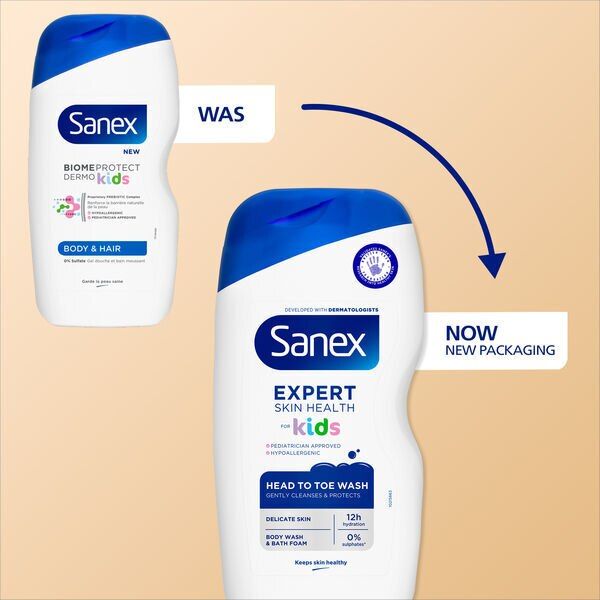 Sanex Expert Head to Toe Body Wash for Kids 450ml GOODS Superdrug   