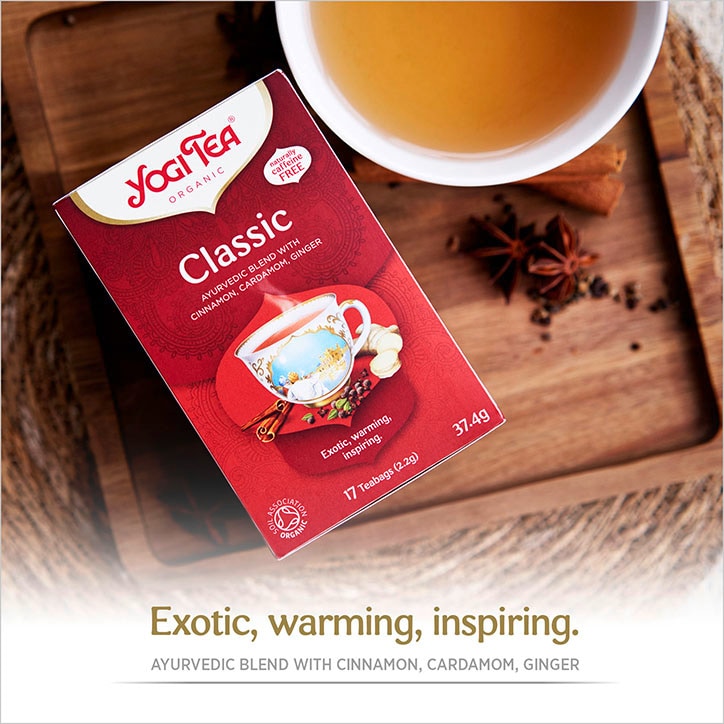 Yogi Tea Classic Organic Cinnamon Spice Tea 17 Tea Bags GOODS Holland&Barrett