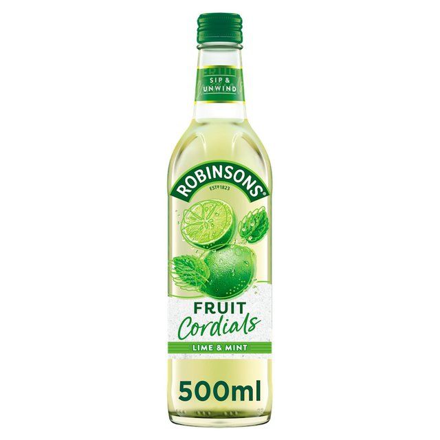 Robinsons Fruit Cordials Lime & Mint   500ml SERVICE M&S   