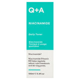 Q+A Niacinamide Daily Toner 100ml face & body skincare Sainsburys   