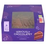 Sainsbury's Small Chocolate Birthday Celebration Cake 550g (Serves 10) GOODS Sainsburys   