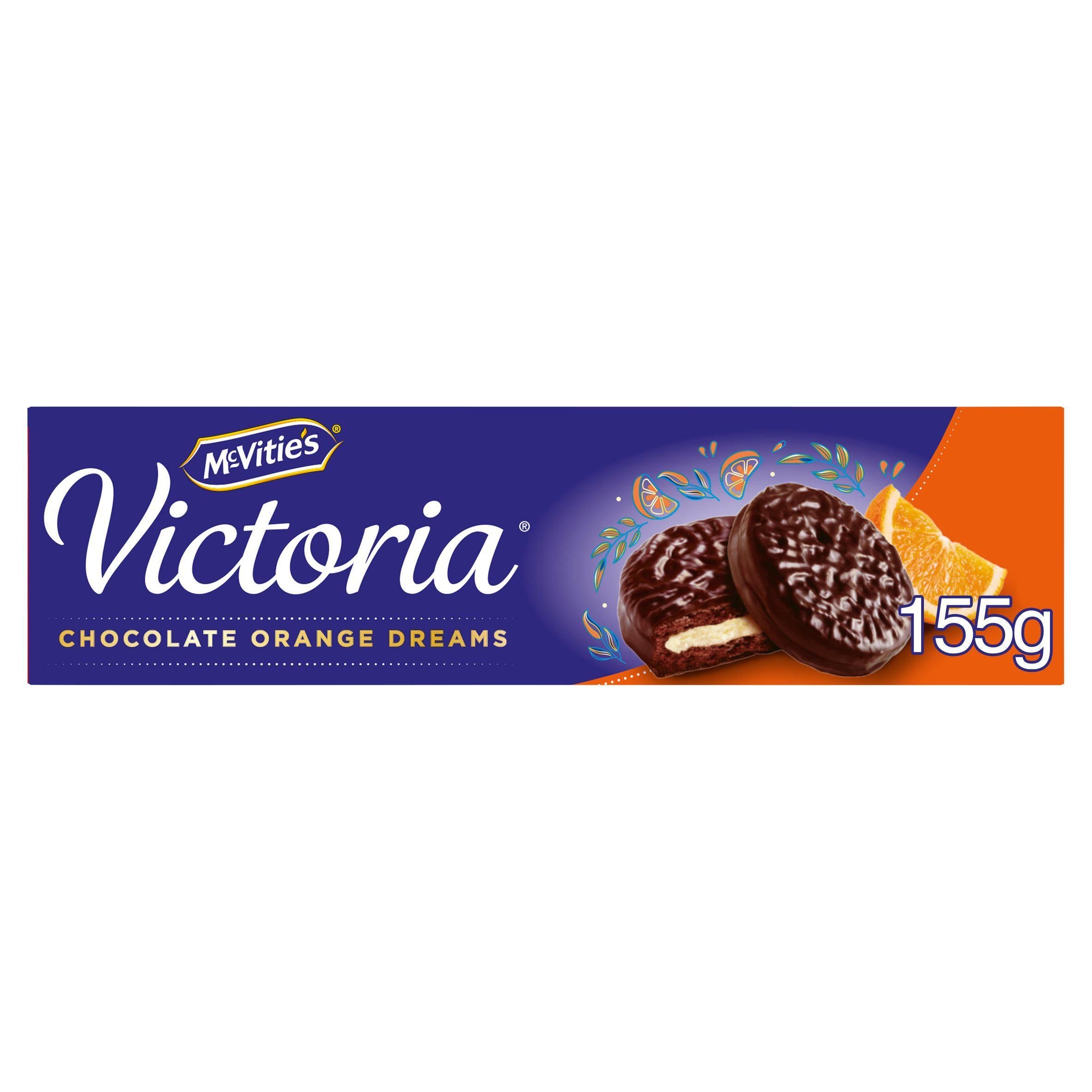 McVitie's Victoria Dark Chocolate Orange Dreams Biscuits 155g GOODS Sainsburys   