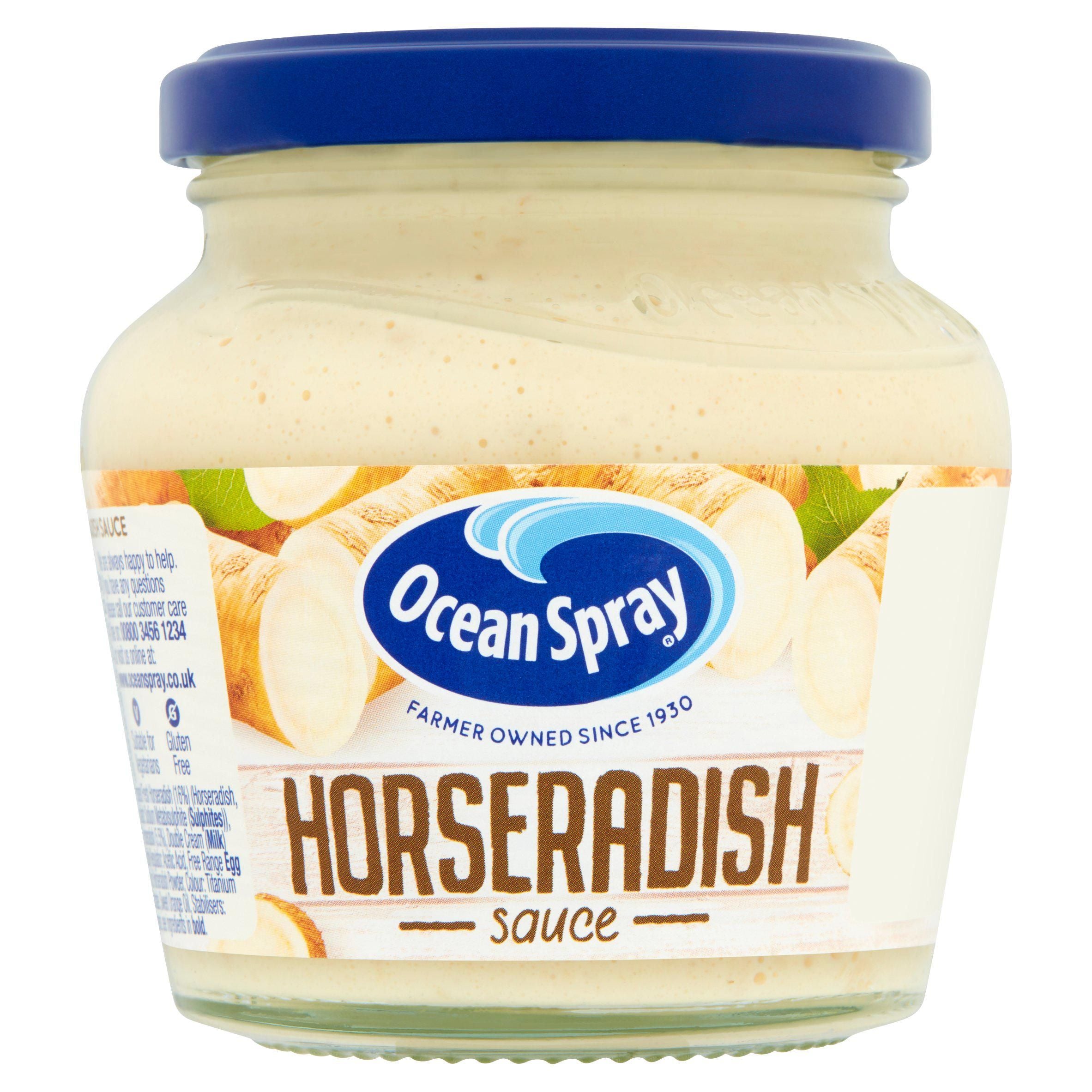 Ocean Spray Horseradish Sauce 215g BBQ sauce & marinades Sainsburys   