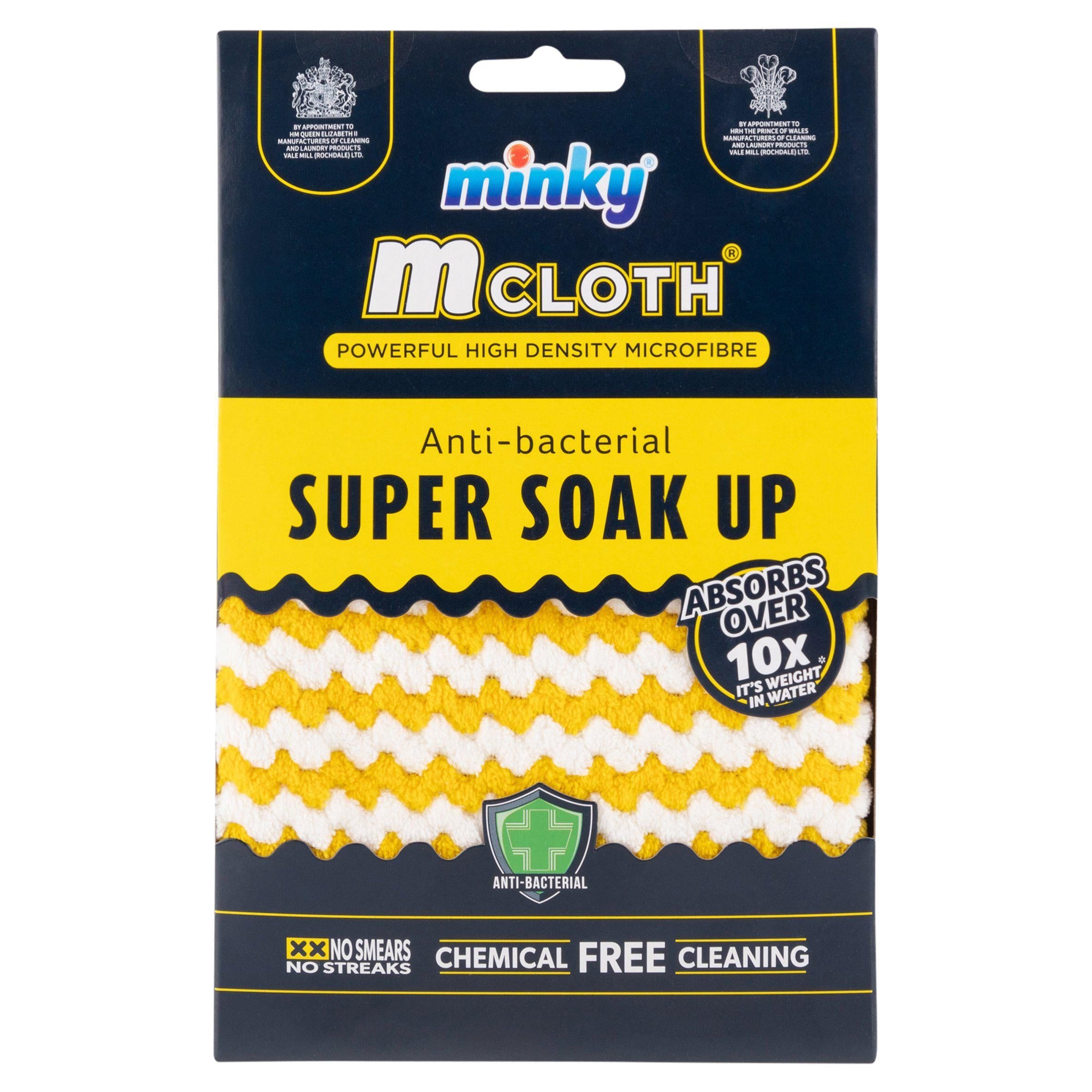 Minky M Cloth Anti Bacterial Super Soak Up GOODS Sainsburys   