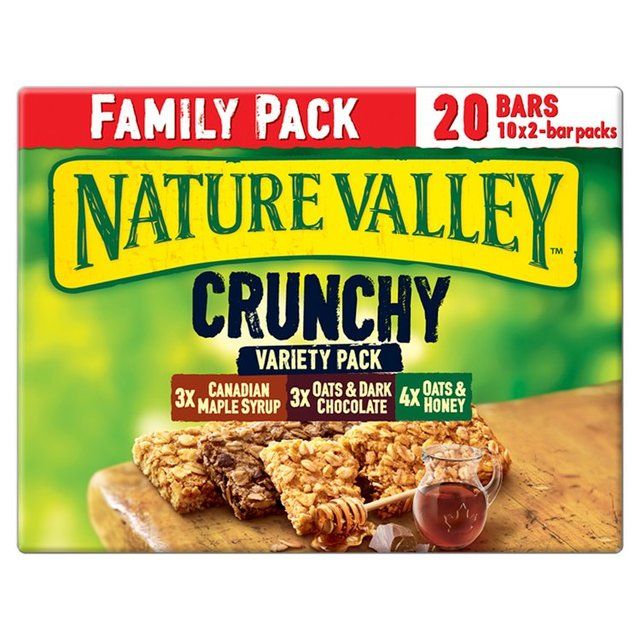 Nature Valley Crunchy Variety Pack Cereal Bars Family Size   10 x 42g Cereals M&S   