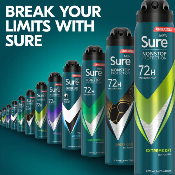 Sure Men Anti-Perspirant Aerosol Nonstop Extremedry 250ml