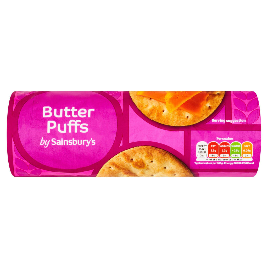 Sainsbury's Butter Puffs Biscuits 200g