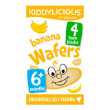 Kiddylicious Wafers Banana Baby Snack 6months+ Multipack, 4x Baby Food ASDA   