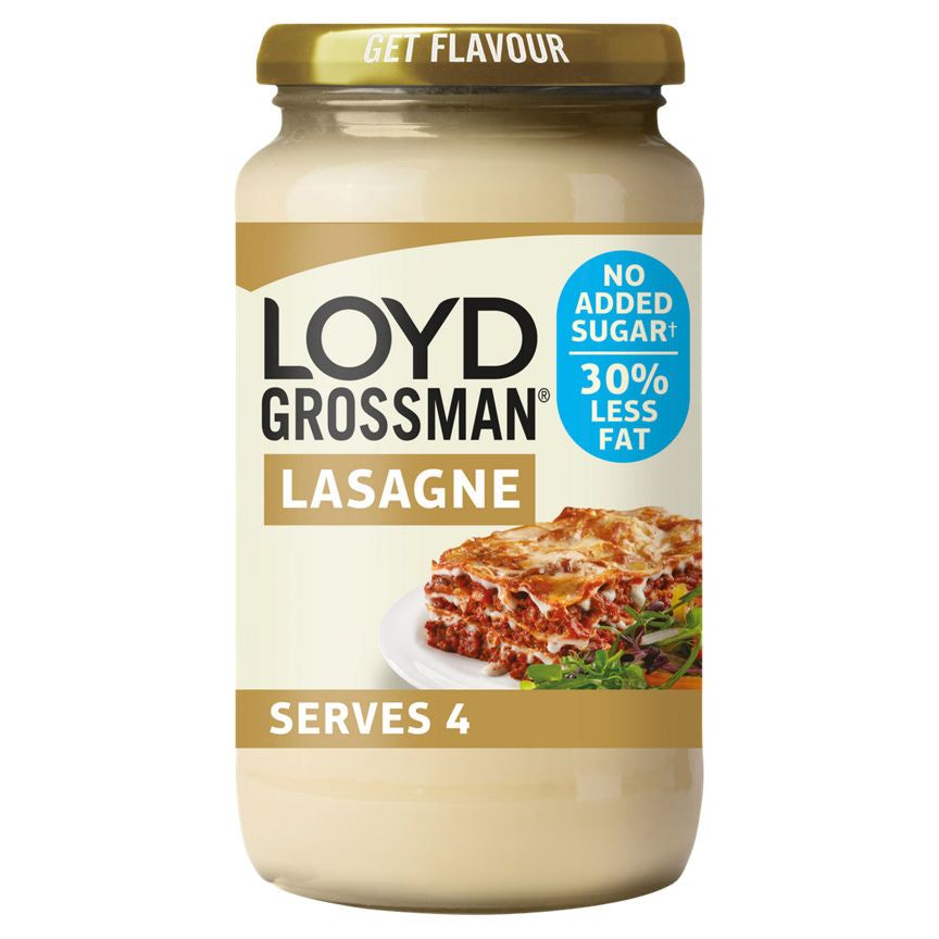 Loyd Grossman No Added Sugar White Lasagne Sauce GOODS ASDA   