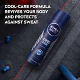 NIVEA MEN Anti-Perspirant Deodorant Spray, Cool Kick, 150ml GOODS Superdrug   