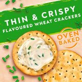 Jacob's Savours Sour Cream & Chive Crackers   150g