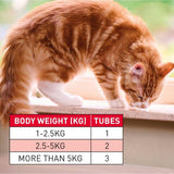 Beaphar WORMclear Worming Spot-On for Cats   6 per pack - McGrocer