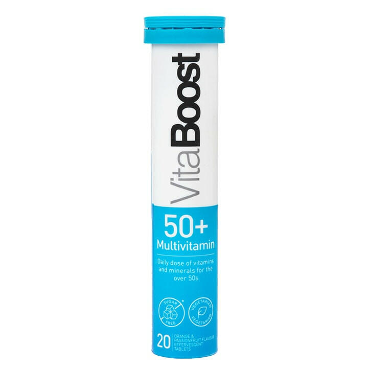 Vitaboost Multivitamin 50+ Effervescent 20 Tablets GOODS Holland&Barrett   