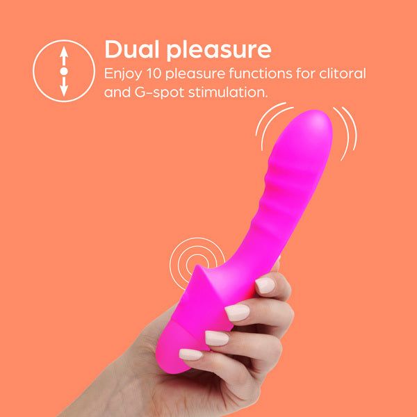 So Divine Pash Ribbed Vibrator Pink