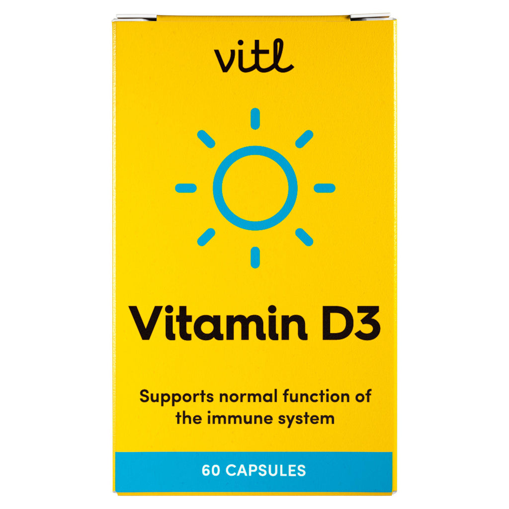 Vitl Vitamin D3 Immune System Capsules x60