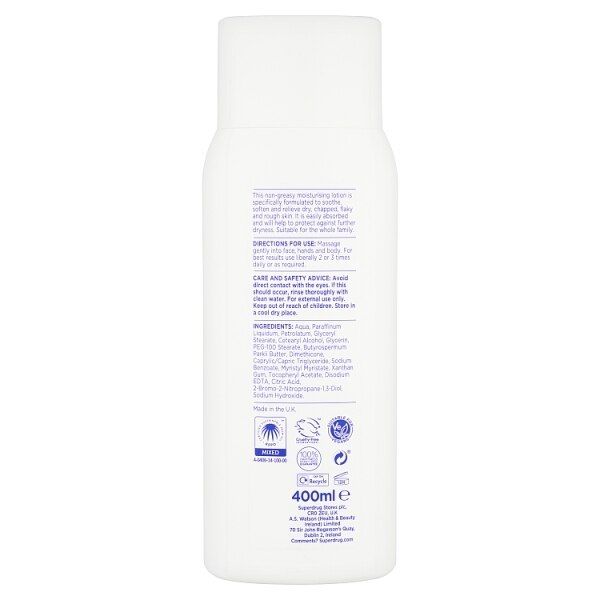 S/D DRY SKIN RELIEF LOTION 400ML GOODS Superdrug   